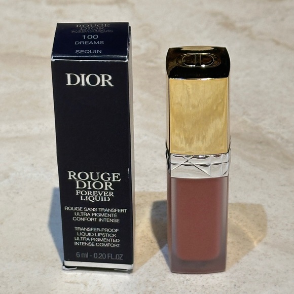 Limited Edition Dior Rouge Dior Forever Liquid Sequin - 100 Dreams - Picture 1 of 8